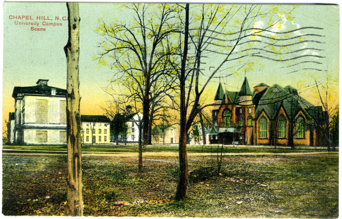 Memorial Hall, New West, and Old West, c. 1911.
