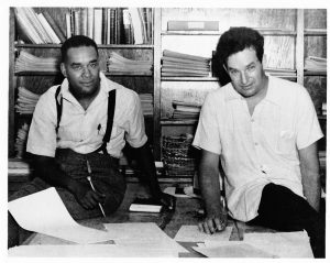 Richard Wright (left) with Paul Green (Right) - Source: http://www.ebzb.org/native-photo-album/richard-wright-and-paul.html. 