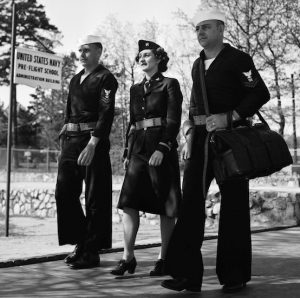 Cadets on campus in 1944[7]