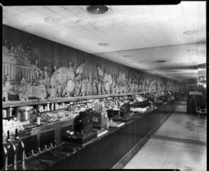A picture of the circus room in 1953
